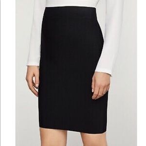 BCBG Black pencil bandage skirt, size XS